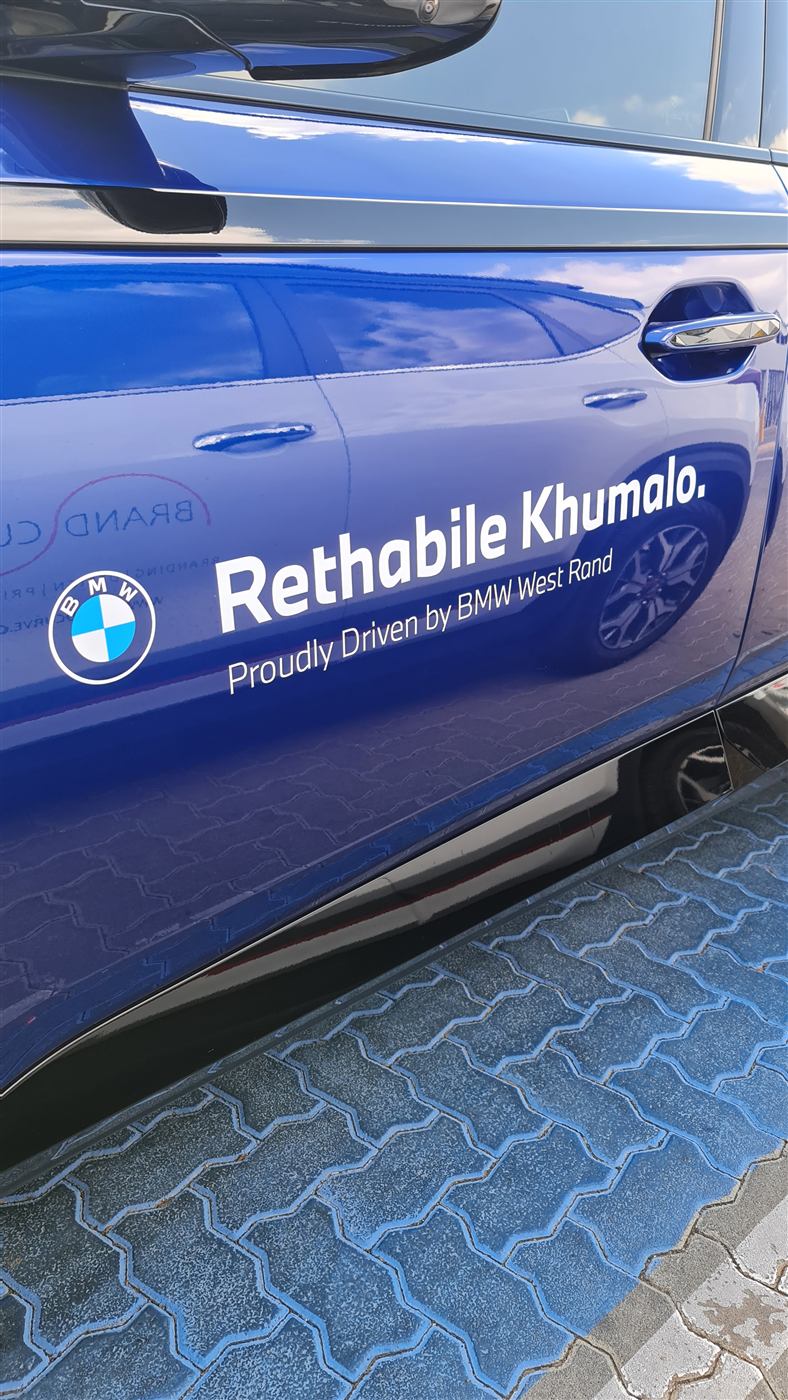 Brandcurve vehicle branding project for BMW West Rand