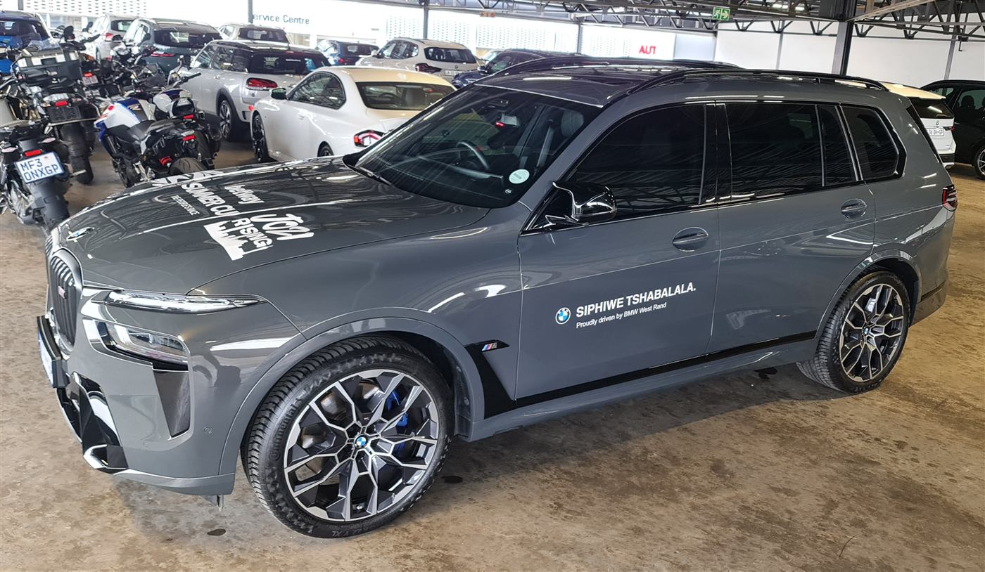 BMW West Rand ambassador vehicle wrap on a BMW X7